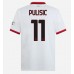 AC Milan Christian Pulisic #11 Borta matchtröja 2024-25 Kortärmad Billigt